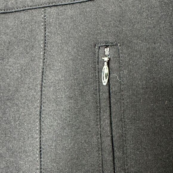 VINCE Pant Womens 6 Black Ponte Knit Skinny Mid Rise Flat Front Pockets Career - Picture 6 of 10